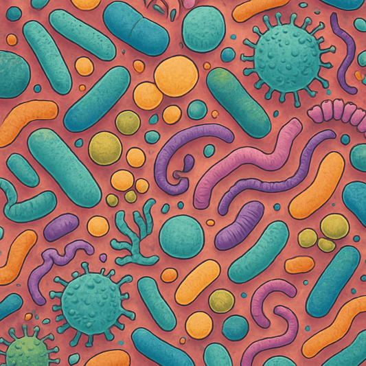 Image du microbiote et de champignons adapotgènes