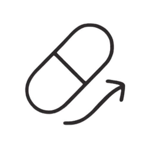 icone médicinal pour la carte shilajit et adaptogène