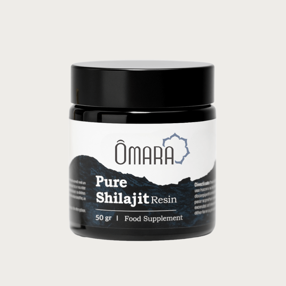 Pot de résine de shilajit 50g pris en photo