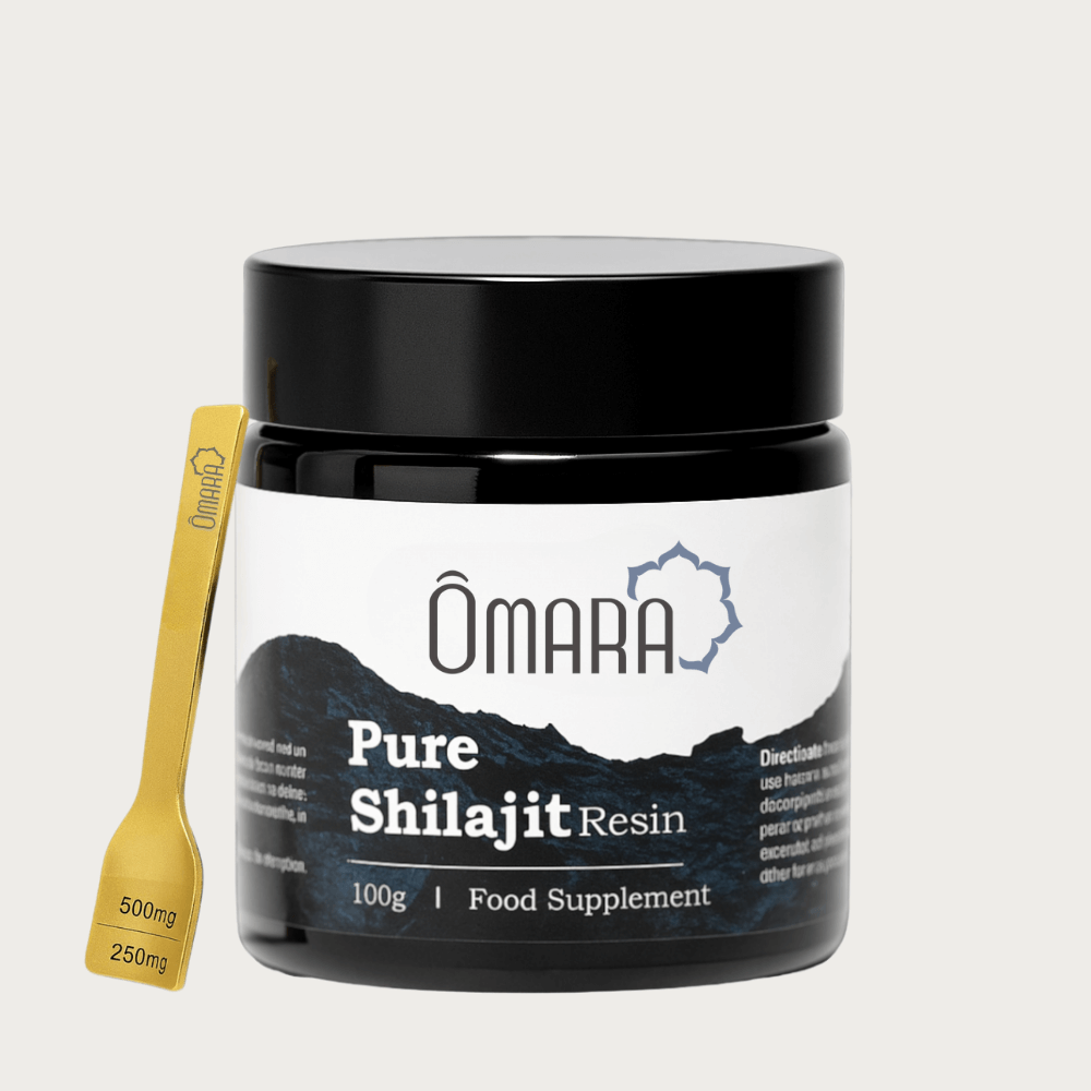 Pot de 100g de résine de Shilajit de l'Himalaya en photo