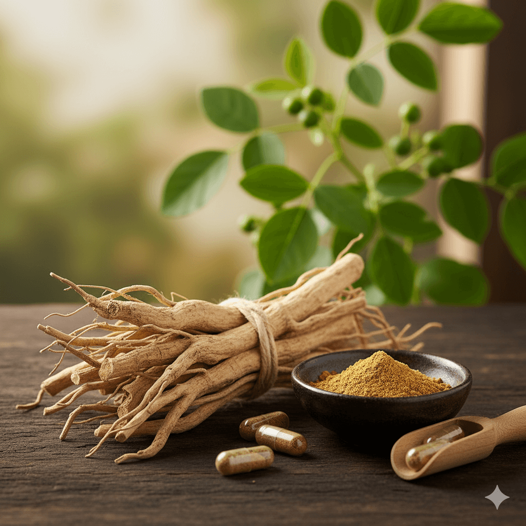 L'Ashwagandha : L'Adaptogène ancestral pour l'équilibre et la vitalité, et sa synergie avec le Shilajit