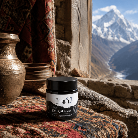 Résine de Shilajit pur avec acide fulvique haute qualité, testé en laboratoire